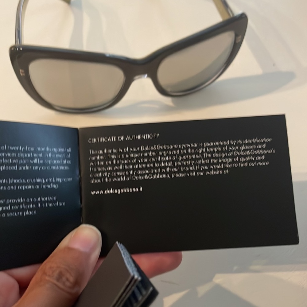 Dolce & Gabbana Gray Sunglasses - Picture 8 of 11